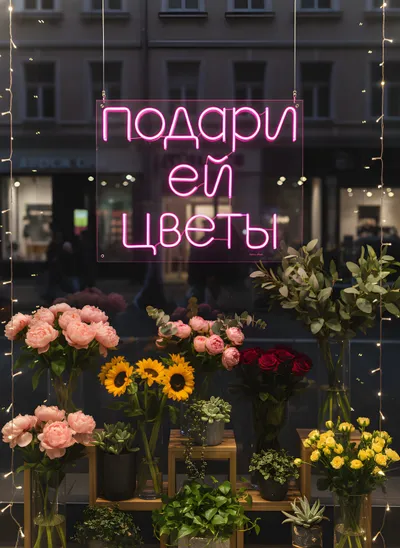 Подари ей цветы